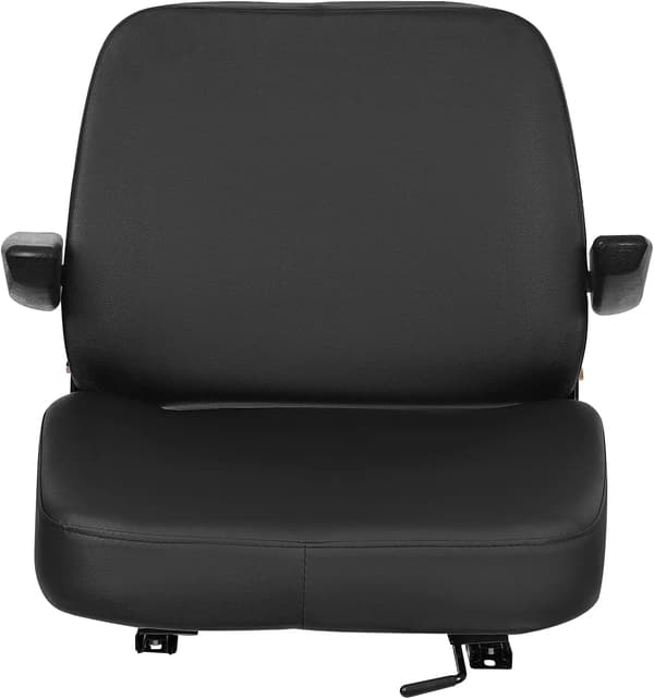 Traktorstol, Ergonomisk Komfortdesign, Lätt Installation,svart