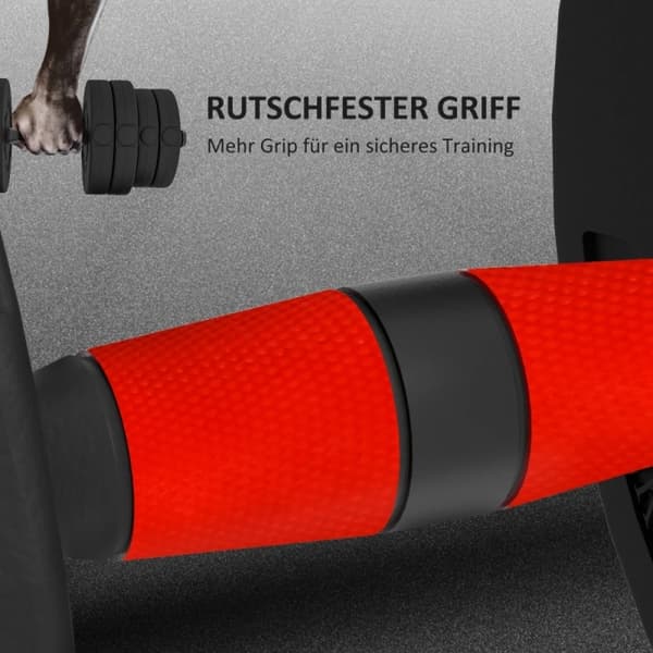 Hantelset, Justerbart Vikt, Halkfri Design,30KG