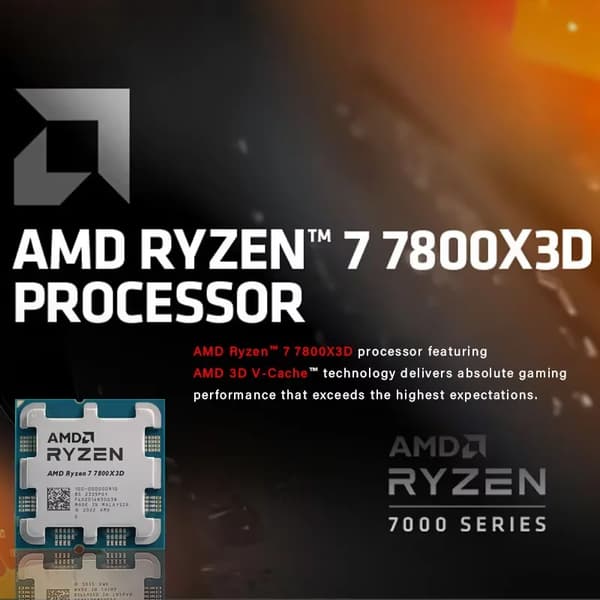 Processor, 8-Core, 16-Tråd, AM5 Socket, 5NM Teknologi, 120W TDP