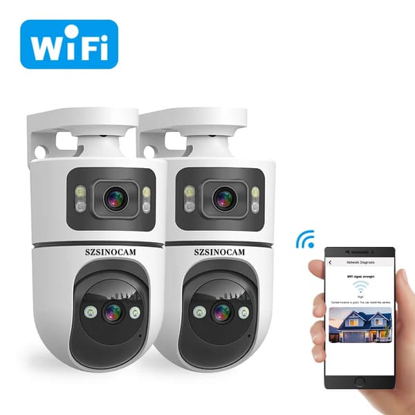 IP Kamera, 3 MP, WiFi-forbindelse,WiFi 2PCS
