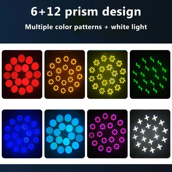 Scene Belysning, DMX512 Kontrol, Multi-Farve Effekter,EU stik