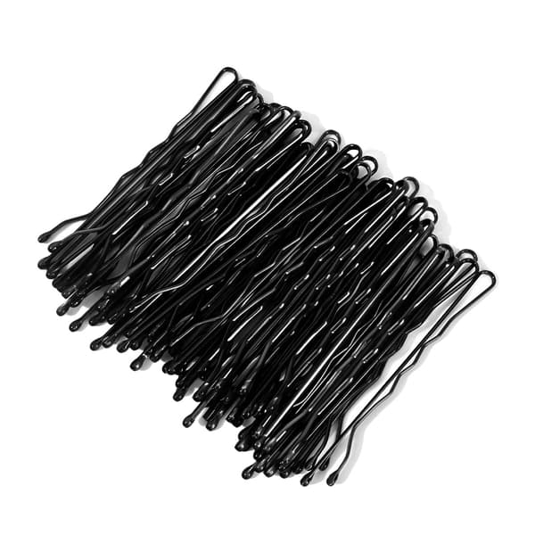 Hårnåle, Legeringsmateriale, Modebevidst Design,sort, 500PCS-b