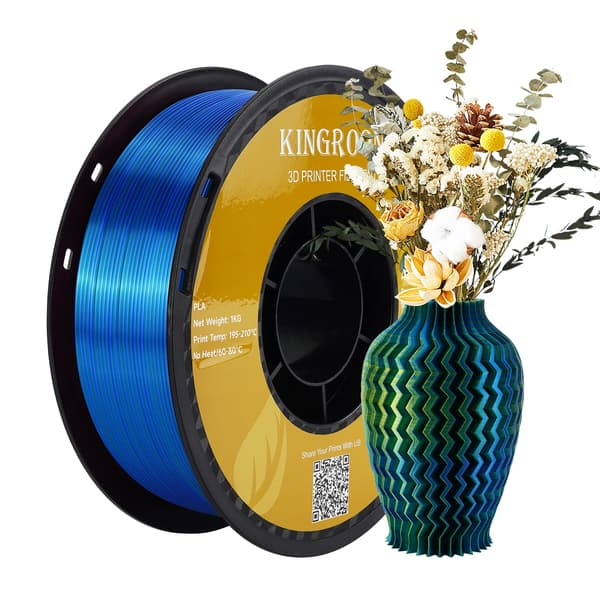 3D Printer Filament, Silk PLA, Miljøvenligt Materiale,C