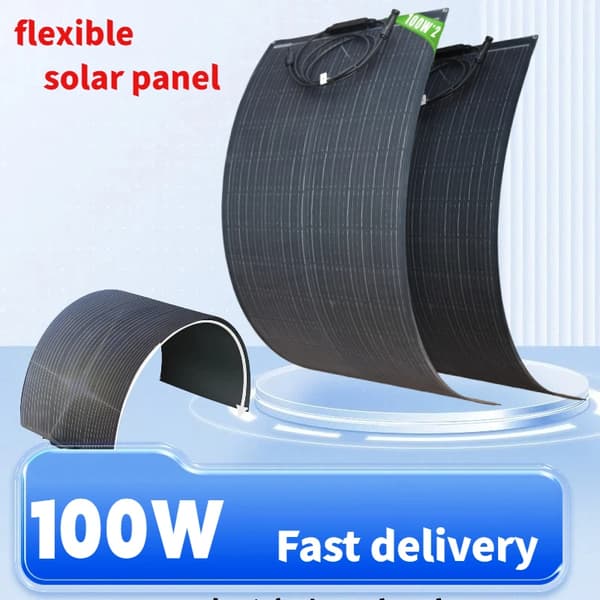 Solpanel, Flexibel Design, Hög Effektivitet,2ST    100