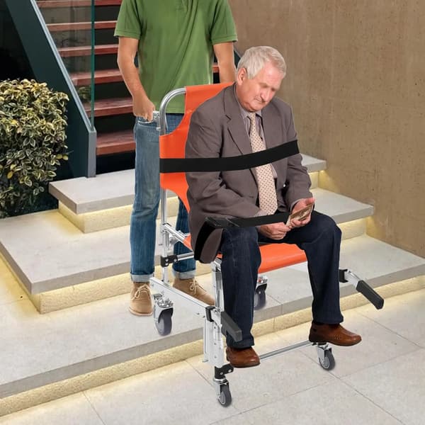 Trappstol, Lättviktig, Ergonomisk Design,Orange