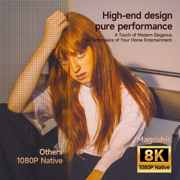 Projektor, 1080P Native, 8K Support,X7, EU stik