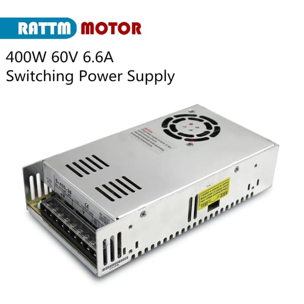 Virtalähde, 60V Jännite, Energiatehokas Suunnittelu, 400w 60V 6.6A