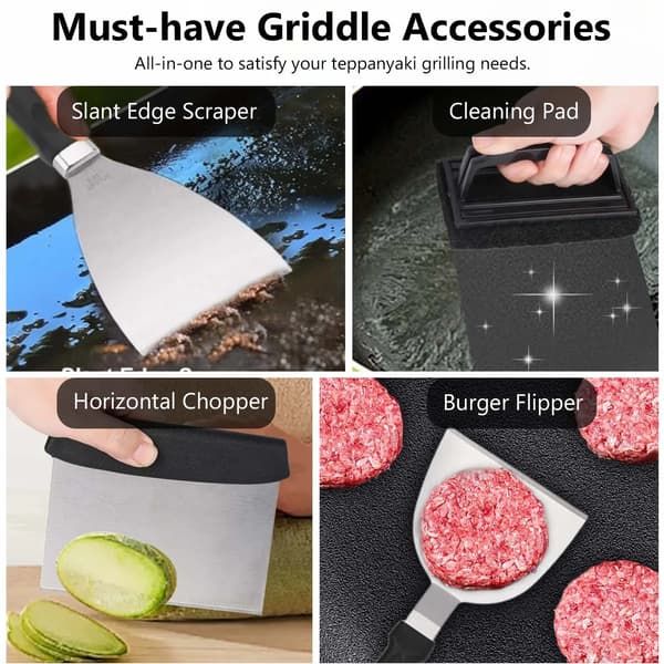 Grilltilbehørssæt, 29 Stykker, Ergonomisk Design,Sæt af 29
