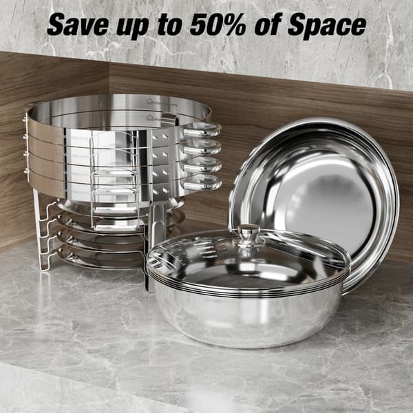 Chafing Dish, Rustfrit Stål, 4-Quart Kapacitet,2Pack