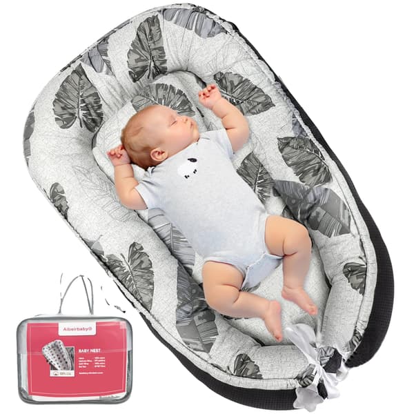 Baby Nest, Justerbart Design, Bærbart & Multifunktionelt,GRÅ