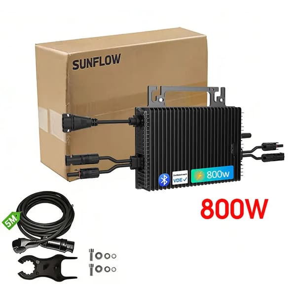 Solarmikroinverter, Hög effektivitet, Smart övervakning,230V-d, 800W