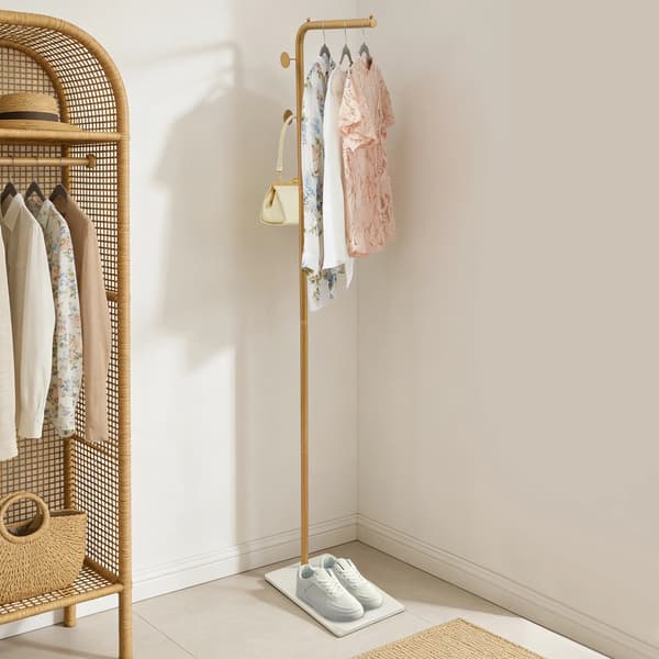 Kappeholder, L-formet design, 3 kroge,Guld