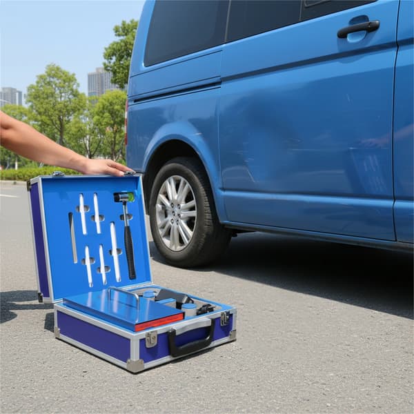 Dent Puller Kit, Elektromagnetisk Værktøj, Bærbar Reparationskasse,Blå