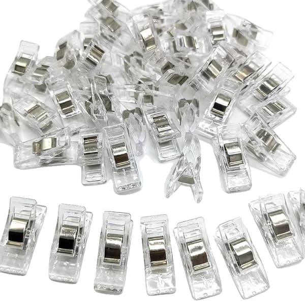 Syklips, Multifunktionelt Design, 50 Stykker,Gennemsigtig 50stk