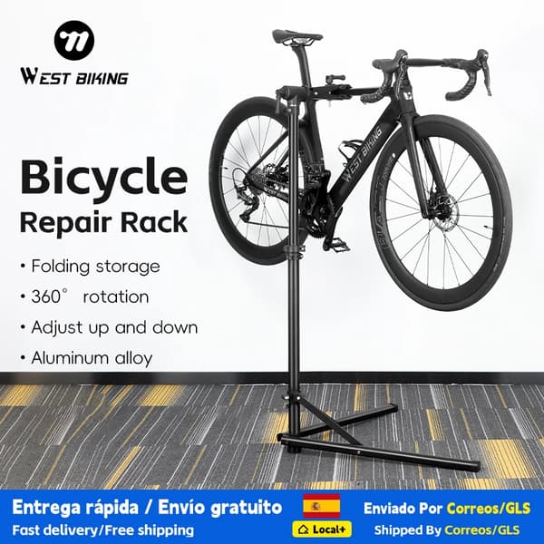 Cykelreparationsstander, Foldbart Design, Høj Belastningskapacitet,Bipod Stativ