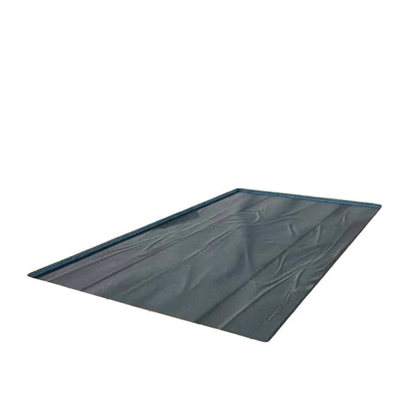 Solvarme Pool Cover, Rektangulær, 488x244 cm, 200 g/m², Holdbart PE Materiale, Inkluderer Luftkamre