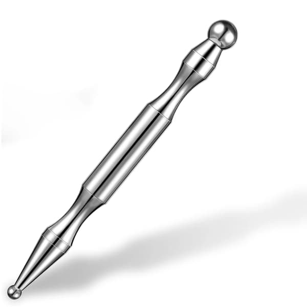 Akupunkturpen, Dobbelt Hoved Design, Rustfrit Stål Materiale,1 Pen