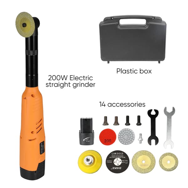 Elektrisk Kvarn, 380W Motor, 6 Hastighetsinställningar,Typ E
