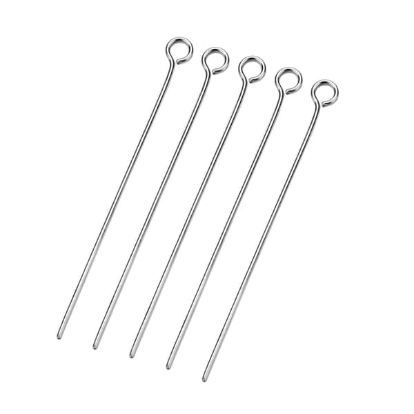 Smykkepinde, Rustfrit Stål, 100 Stykker,øje pin-c, 20mm
