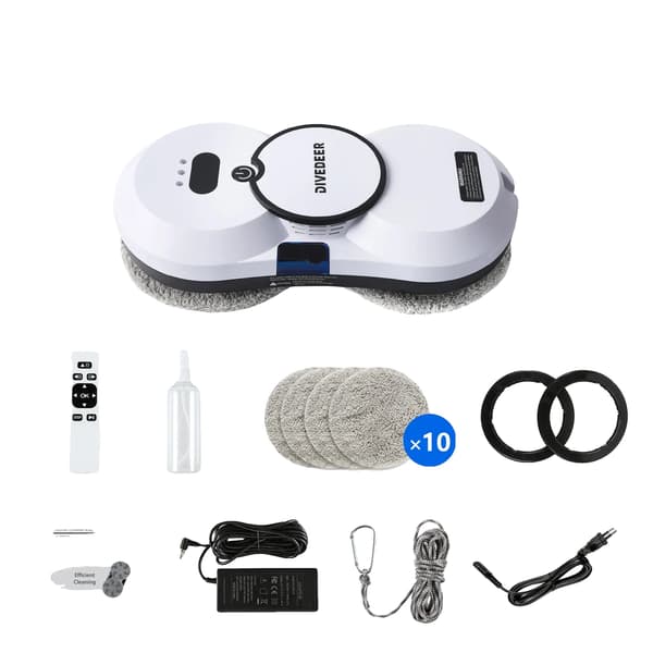 Vinduespudserrobot, Automatisk Drift, Energi Effektiv,02A