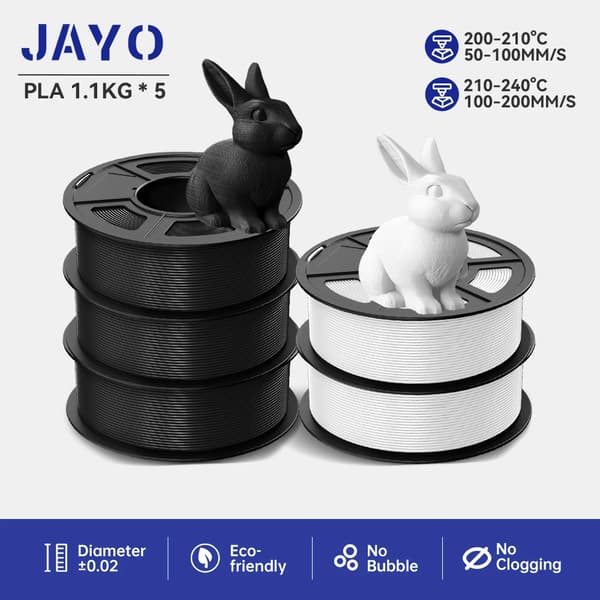 3D-printer filament, høj sejhed, miljøvenlige materialer,PLA 3Bk 2WT