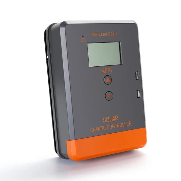 Solcellsregulator, 40A kapacitet, LCD-display,12V 24V Bil, 40A 100V