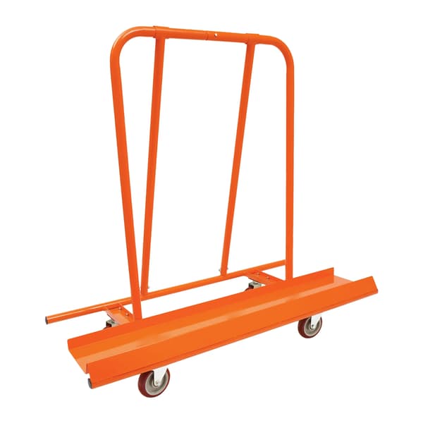 Panelvogn, tungt belastede hjul, pladsbesparende design,Appelsin
