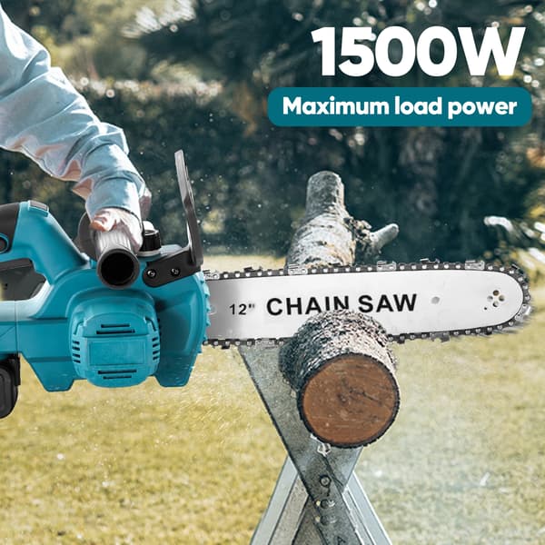 Kædesav, Børsteløs Motor, Ergonomisk Design,2 Batteri