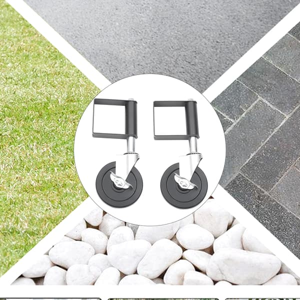 Hegnkaster, Robust Design, Justerbar Rullende Mekanisme,sort