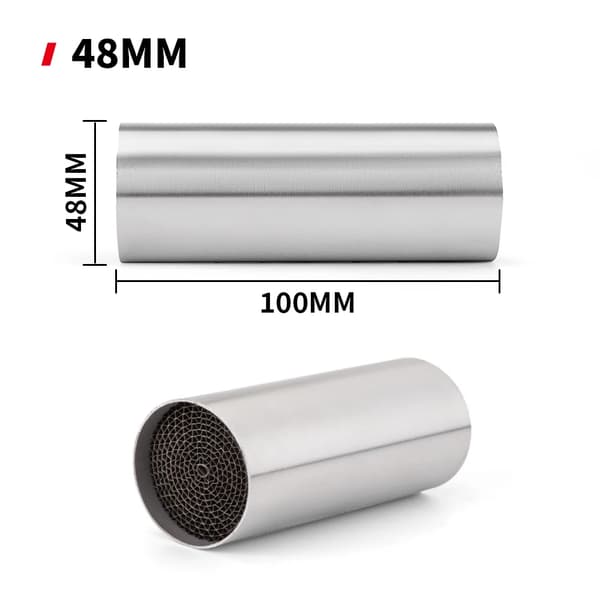 Motorcykel Avgassystem Kit, Rostfritt Stål, Universell Passform,Rubrik-h, TYP-B