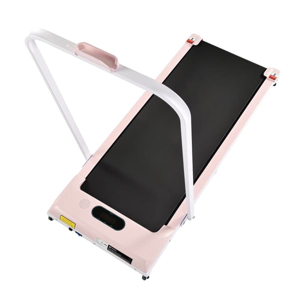Löpband, vikbar design, Bluetooth-anslutning, Rosa