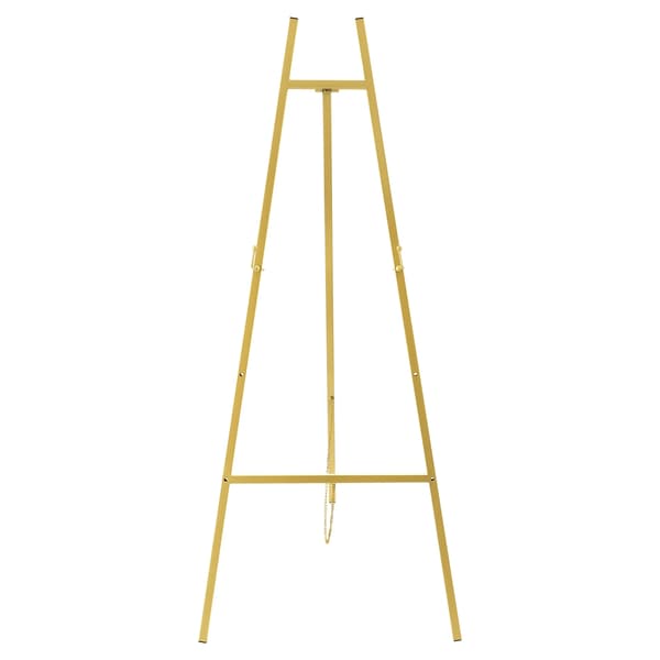 Bryllup Easel Stativ, Justerbar Højde, Bærbart Design,Guld