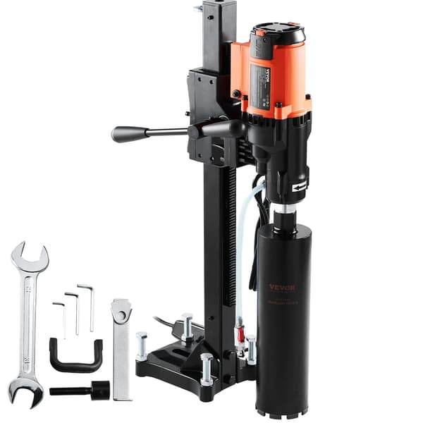 Diamantkerneborremaskine, 3200W Motor, Våd- og Tørboring,3200W