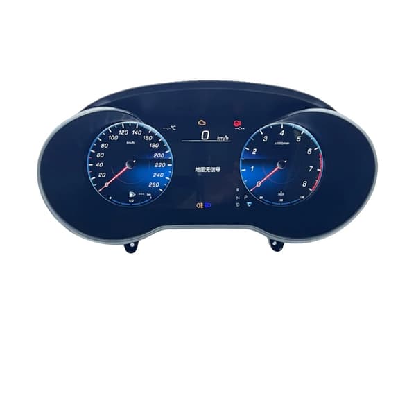 Digital Dashboard Cluster, 12,3 Tommer Skærm, Flere Kompatibiliteter,sort