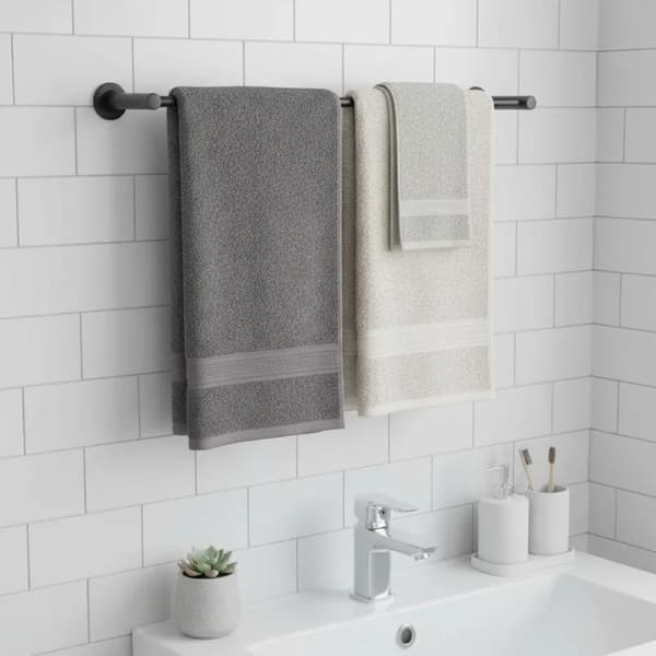 Håndklædeholder, Rustfrit Stål, Elegant Design,hær grøn