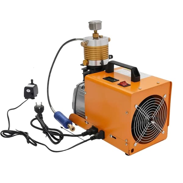 Luftkompressor, Högtryck, Effektiv Uppblåsning, Orange, EU, 220V