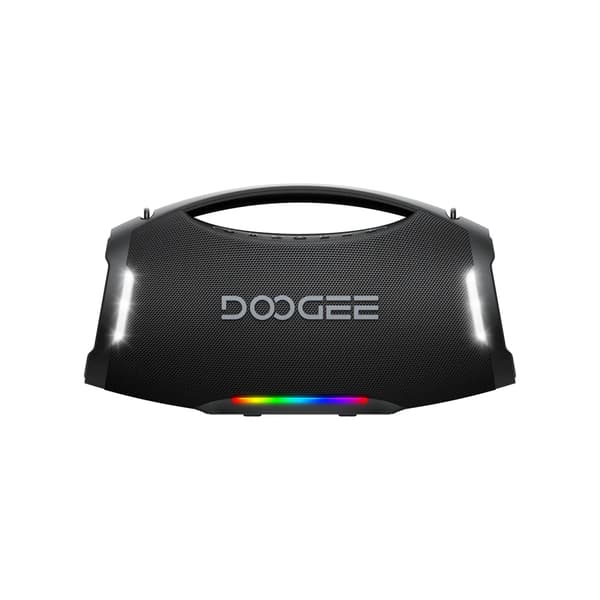 Bluetooth Højttaler, 250W Spids Effekt, Vandtæt Design,SORT