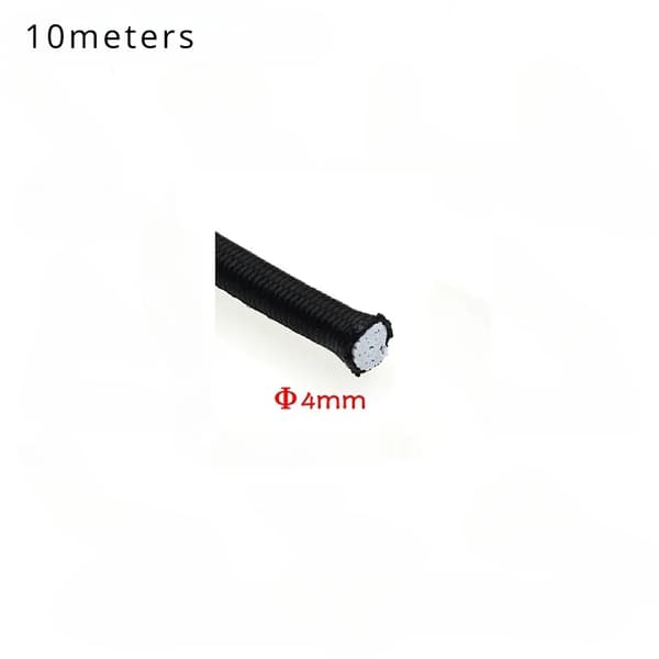Gummiband, Mångsidig Användning, Hållbart Polyester Material,4mmx10m