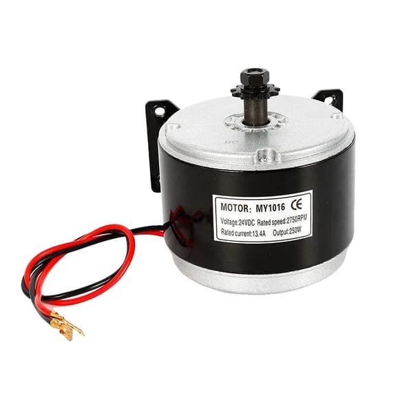 Elektrisk Motor, 250W Maksimal Effekt, Alsidig Kompatibilitet,sort