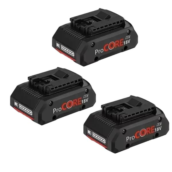 Batteri, 5000mAh kapacitet, lättviktig design,18V-a, 3ST 5000mAh