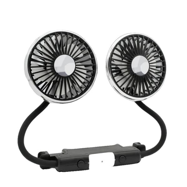 Køleventilator, USB-drevet, 360° roterbar,1 sæt