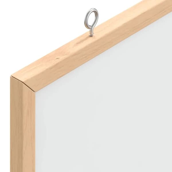 Magnetisk Whiteboard, Solid Fyrretræ Ramme, Vægmonterbar,hær grøn