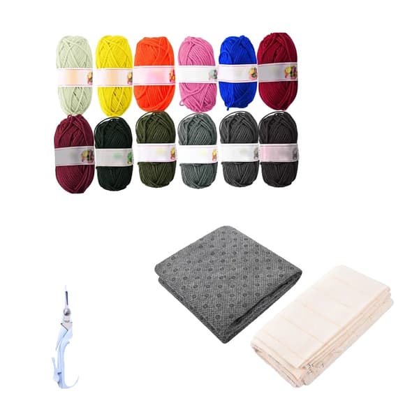 Garnset, 42 färger, premium akrylmaterial,12färger