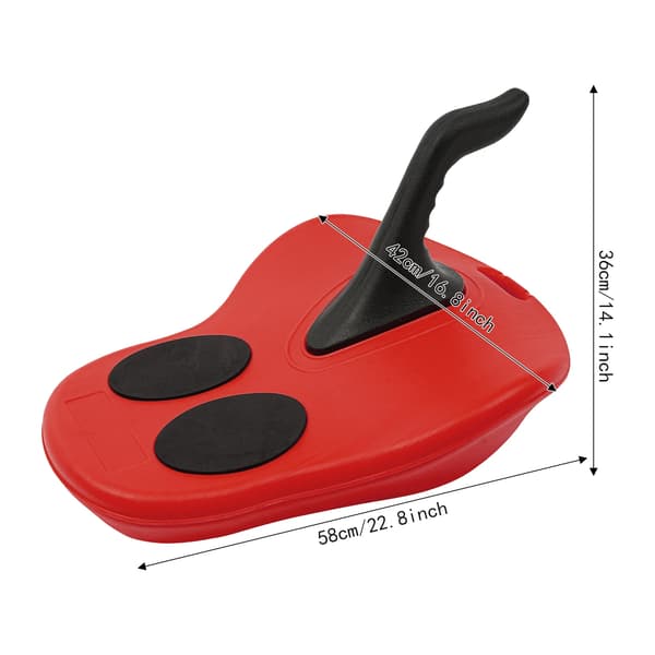 Kälkåkning Snowboard, Lättviktsdesign, Hållbara Material,Röd