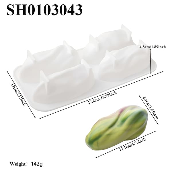Mousse Kage Form, Fleksibel Silikone, Alsidig Bagetool,SH0103043