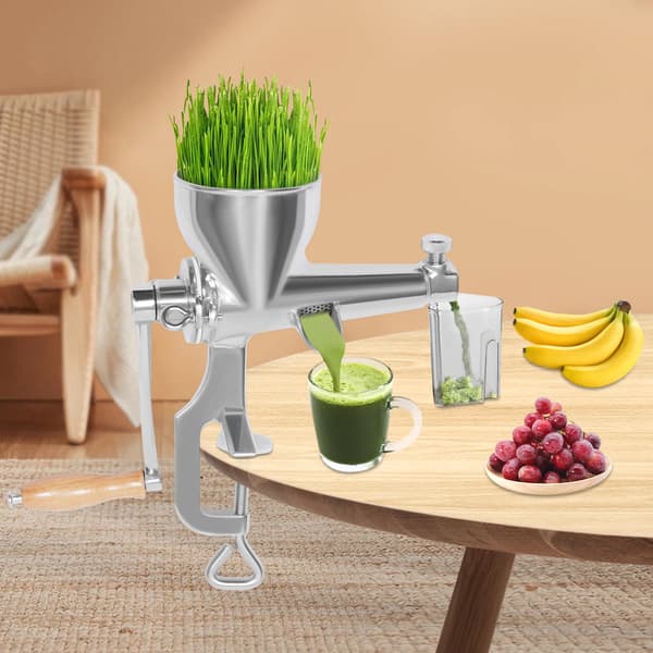 Juice Squeezer, Manuel Betjening, Holdbart Rustfrit Stål,Sølv