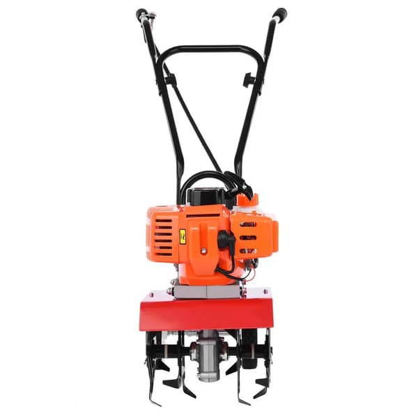 Havefræser, 52 cc Motor, 4 Klinger,Appelsin