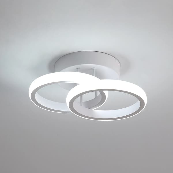 Loftlampe, Energisparende LED, Moderne Design,Hvid-Hvid Lys