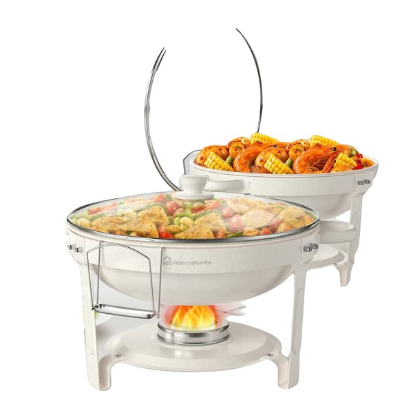 Chafing Dishes, Rostfritt Stål, Elegant Design,2 Pack