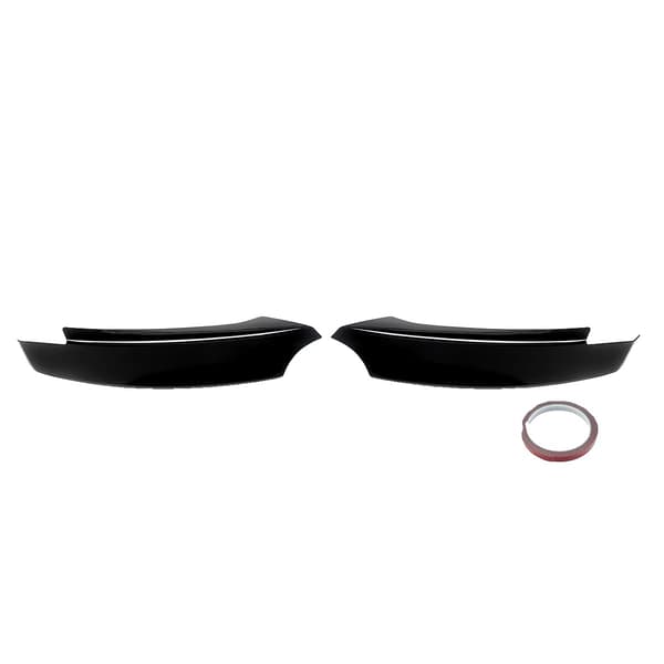 Front Bumper Splitter, Holdbart Materiale, Nem Installation,glans sort